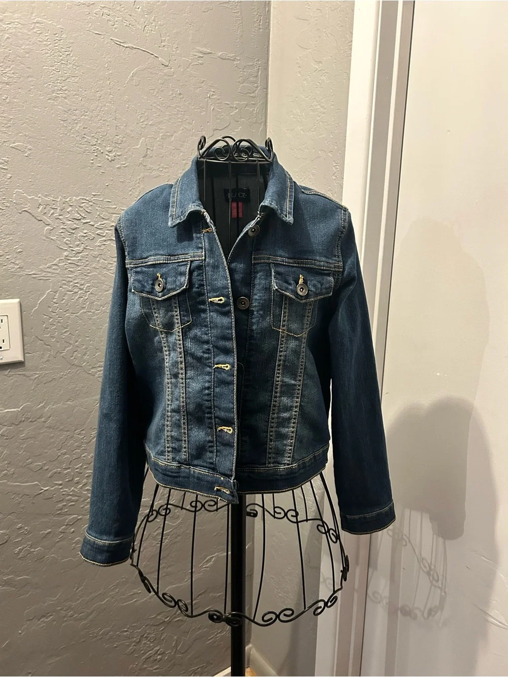 Children’s Place Girls Medium Blue Denim Jacket